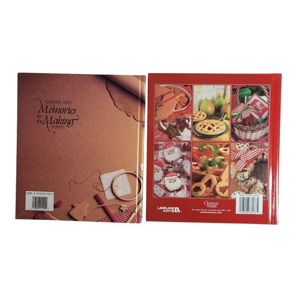 Leisure Arts Christmas Gifts of Good Taste Cookbooks Lot of 2 Savory Dessert VTG - Picture 9 of 13